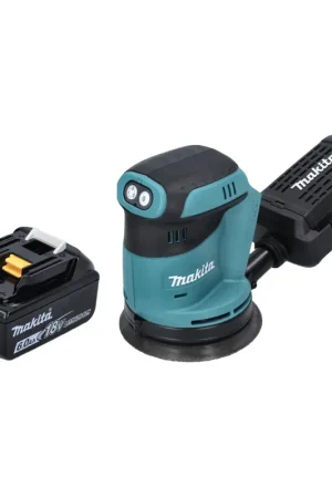 Makita DBO 180 G1 Ponceuse excentrique sans fil 18 V - 125 mm + 1x Batterie 6,0 Ah - sans chargeur Haute Qualité