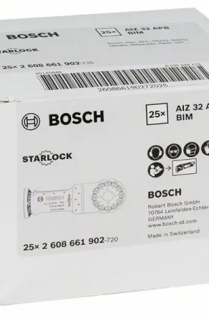 Marque Lame de scie plongeante BOSCH AIZ 32 APB Largeur 32 mm Profondeur de plongée 50 mm ( 8000346221 )