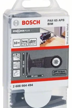 Solde BOSCH Lame de scie plongeante PAII 65 APB largeur 65 mm prof. d'immersion 50 mm ( 8000346241 )