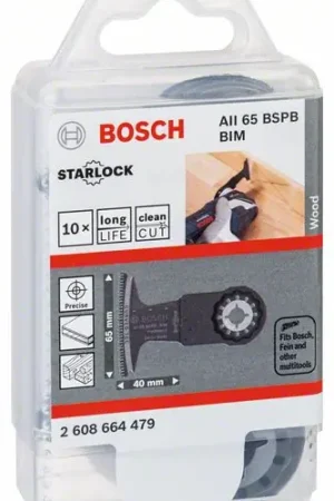 BOSCH Lame de scie plongeante AII 65 BSPB largeur 65 mm prof. d'immersion 40 mm ( 8000346258 ) Nouvelle Collection
