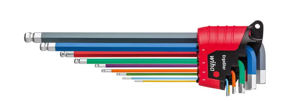 Remise WIHA Jeu de tournevis hexagonal 369F support ErgoStar 10 pièces ( 8000482516 )
