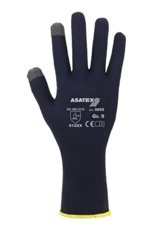Super Prix ASATEX Gant tricot fin pour smartphones pour smartphones et écrans tactiles taille 9 bleu foncé ( 8000503638 )
