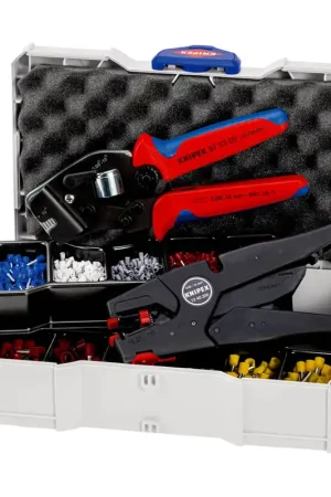 KNIPEX Assortiment d'embouts de câble 97 90 16 avec pince à sertir et à dénuder ( 8000653624 ) Prix Choc