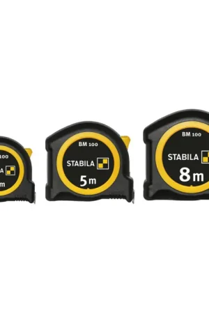 Mètre à ruban de poche STABILA BM 100 Longueur 5 m Largeur 19 mm mm/mm ( 8000911832 ) Achat Immédiat