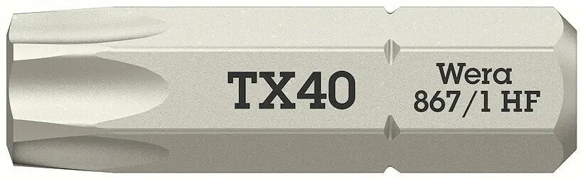 WERA Bit 867 TORX(R) HF 1/4 ″ TX 40 Longueur 25 mm ( 8002899415 ) Populaire