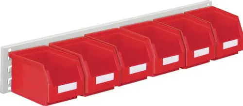 Expédié Aujourd'hui RASTERPLAN Jeu de boîtes de rangement ouvertes H140xl920xP250mm tôle d'acier/polyéthyl. ( 9000428235 )