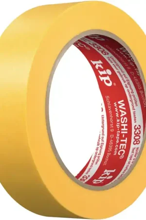 Jusqu'à Épuisement Des Stocks KIP Ruban de masquage 3308 WASHI-TEC(R) Premium Plus Goldkrepp(R) lisse ( 4000353252 )