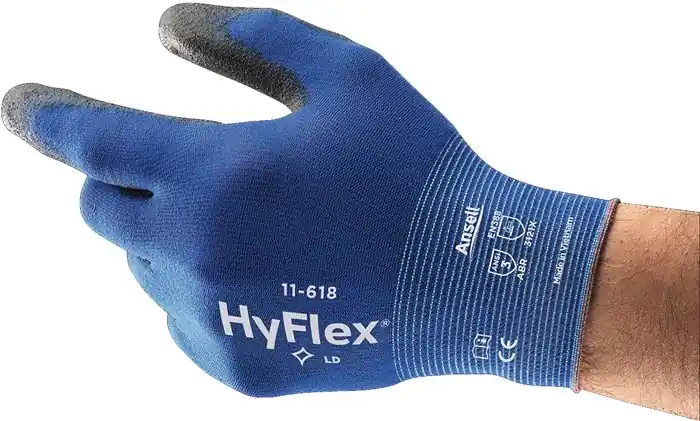 ANSELL gants HyFlex® 11-618 taille 7 bleu/noir (4000371333) Achat Immédiat