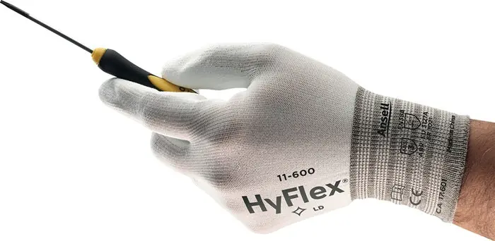 ANSELL gants HyFlex 11-600 taille 9 blanc (4000371390) Expédié Aujourd'hui