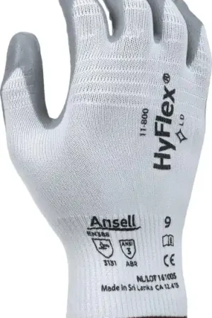 Livraison Express Gants ANSELL HyFlex 11-800 taille 8 blanc/gris ( 4000371393 )
