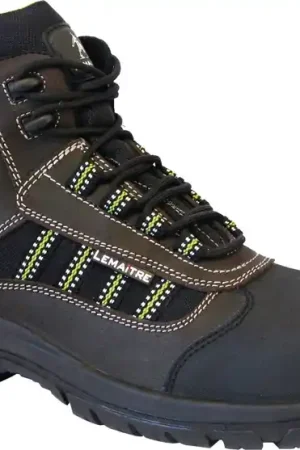 Bottes de sécurité LEMAITRE Danube taille 40 noir/marron ( 4000373450 ) Nouveauté