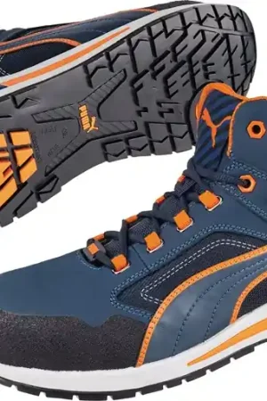 Bottes de sécurité PUMA Crosstwist MID taille 44 bleu/orange ( 4000374569 ) Meilleur Choix