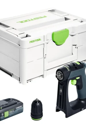 Festool CXS 18-Basic Perceuse-visseuse sans fil 18 V 40 Nm Brushless + 1x batterie 4,0 Ah + chargeur rapide + Systainer Nouveauté