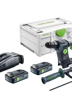Nouvel Arrivage Festool BHC 18-Basic Marteau perforateur sans fil 18 V 1,8 J SDS Plus Brushless + 2x batterie 4,0 Ah + chargeur rapide + Systainer