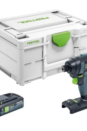 Solde Festool TID 18-Basic Visseuse à choc sans fil 18V 180Nm 1/4" ( 576481 ) + 1x batterie 4,0Ah - sans chargeur