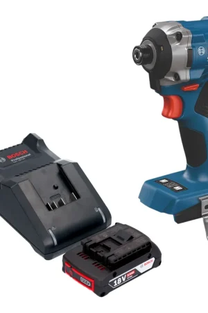 Must-Have Visseuse à chocs sans fil Bosch GDR 18V-215 Professional 18 V 215 Nm 1/4" sans balais + 1 batterie 2,0 Ah + chargeur
