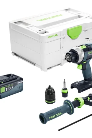 Festool TDC 18/4 I-Basic Perceuse-visseuse sans fil 18 V 75 Nm Brushless + 1x batterie 8,0 Ah + chargeur rapide + Systainer Bon Plan