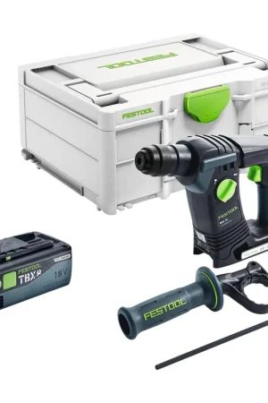 Nouveauté Festool BHC 18-Basic Marteau perforateur sans fil 18 V 1,8 J SDS Plus Brushless + 1x batterie 8,0 Ah + chargeur rapide + Systainer