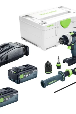 Soldes Festool TDC 18/4 I-Basic Perceuse-visseuse sans fil 18 V 75 Nm Brushless + 2x batterie 8,0 Ah + chargeur rapide + Systainer