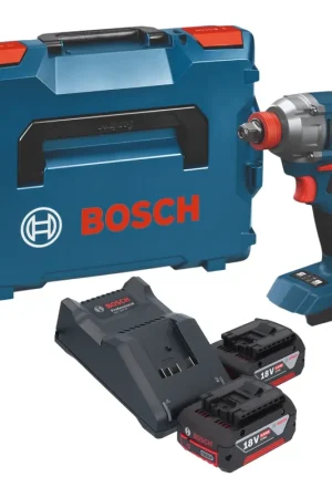 Visseuse à chocs sans fil Bosch GDX 18V-285 Professional 18 V 285 Nm + 2 batteries 4,0 Ah + chargeur + L-Boxx Expédié Aujourd'hui