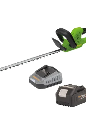 Offre Spéciale Taille-haie sans fil Procraft PZA26bb 20 V 550 mm sans balais + 1 batterie 4,0 Ah + chargeur