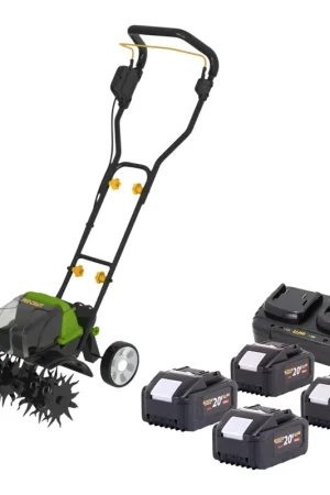 Marque Cultivateur sans fil Procraft CT20/2bb 40 V (2x 20 V) 360 mm sans balais + 4 batteries 8,0 Ah + chargeur
