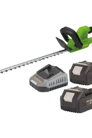 Taille-haie sans fil Procraft PZA26bb 20 V 550 mm sans balais + 2 batteries 4,0 Ah + chargeur Offre Du Jour