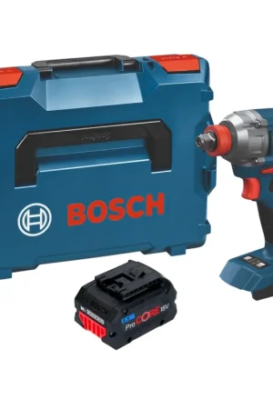 Prix Promo Visseuse à chocs sans fil Bosch GDX 18V-285 Professional 18 V 285 Nm + 1 batterie ProCORE 5,5 Ah + L-Boxx - sans chargeur