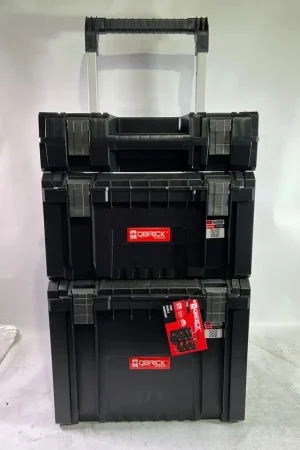 Qbrick System PRO Set 1 2.0 Plus Werkzeugwagen Set + PRO Toolcase + PRO Toolbox + PRO Cart 490 x 400 x 750 mm - Beschädigt Quantité Limitée