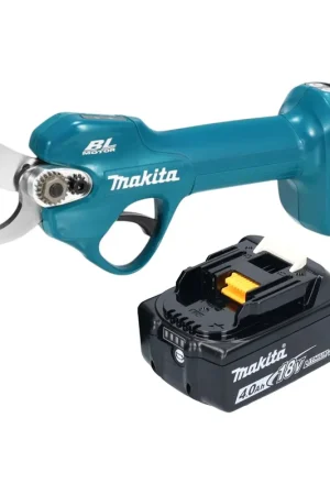 Sécateur à batterie Makita DUP 181 M1 18 V 30 mm sans balais + 1 batterie 4,0 Ah - sans chargeur Dernière Chance