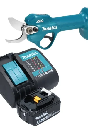 Solde Sécateur à batterie Makita DUP 181 SM1 18 V 30 mm sans balais + 1 batterie 4,0 Ah + chargeur