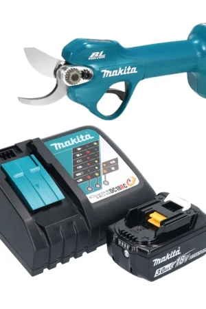 Sécateur à batterie Makita DUP 181 RF1 18 V 30 mm sans balais + 1 batterie 3,0 Ah + chargeur Vente Directe