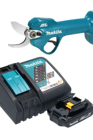 Acheter En Ligne Sécateur à batterie Makita DUP 181 RY1 18 V 30 mm sans balais + 1 batterie 1,5 Ah + chargeur
