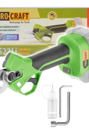 Paiement Sécurisé Sécateur à batterie Procraft ES22Libb 20 V 25 mm Brushless Solo - sans batterie, sans chargeur