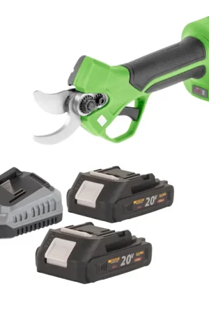 Sécateur à batterie Procraft ES22Libb 20 V 25 mm sans balais + 2 batteries 2,0 Ah + chargeur Expédition Rapide