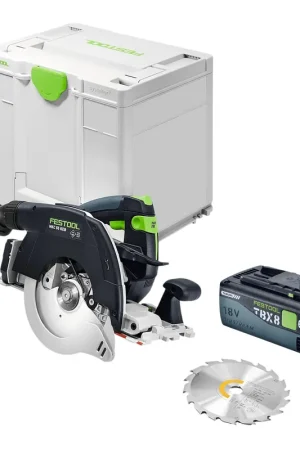 Festool HKC 55 KEB-Basic Scie circulaire portative sans fil 18 V 160 mm Brushless + 1x batterie 8,0 Ah + Systainer - sans chargeur Promotion