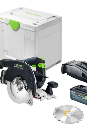 Offre Limitée Festool HKC 55 KEB-Basic Scie circulaire portative sans fil 18 V 160 mm Brushless + 1x batterie 8,0 Ah + chargeur + Systainer