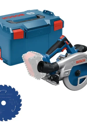 Vente Flash Scie circulaire sans fil Bosch GKS 18V-57-2 GX Professional 18 V 165 mm (0615A500DZ) Brushless + L-Boxx - sans batterie, sans chargeur