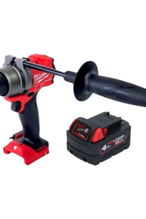 Perceuse-visseuse sans fil Milwaukee M18 FDD3-401 18 V 158 Nm sans balais + 1 batterie 4,0 Ah - sans chargeur Réduction