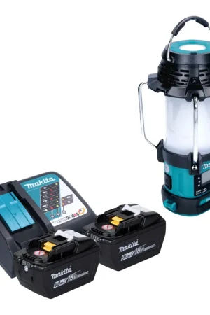 Radio sans fil Makita DMR 056 18 V FM DAB+ avec lanterne et lampe torche 360° IP65 + 2 batteries 9,0 Ah + chargeur Acheter En Ligne