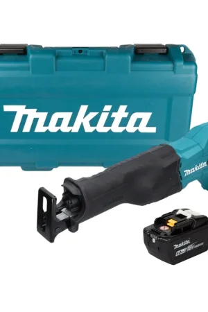 Réduction Scie sabre sans fil Makita DJR 186 ZK 18 V + 1 batterie 9,0 Ah + mallette - sans chargeur