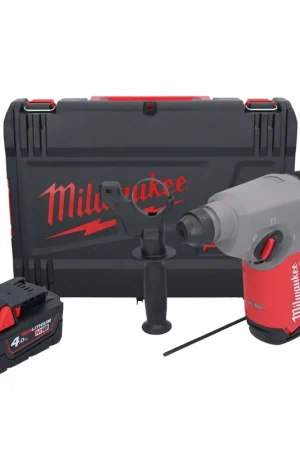 Perceuse-marteau sans fil Milwaukee M18 FH-401X 18 V 2,5 J SDS plus Brushless + 1 batterie 4,0 Ah + coffret HD - sans chargeur Offre Du Jour