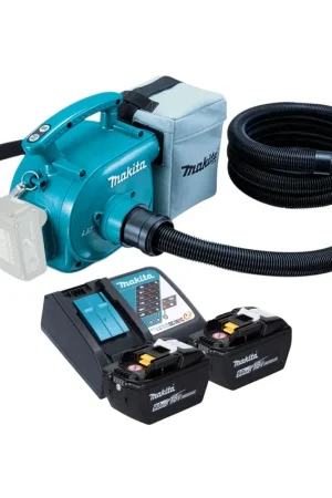 Aspirateur sans fil Makita DVC 350 Z 18 V + 2 batteries 9,0 Ah + chargeur Soldes