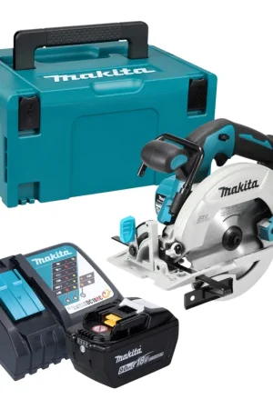 Prix Cassé Scie circulaire sans fil Makita DHS 680 Z 18 V 165 mm sans balais + 1 batterie 9,0 Ah + chargeur + Makpac