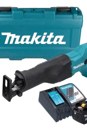 Super Prix Makita DJR 186 ZK Scie sabre sans fil 18 V + 1 batterie 9,0 Ah + chargeur + mallette