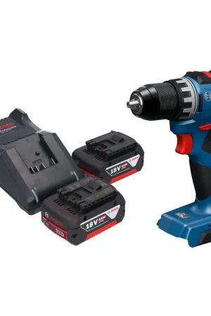 Vente Directe Perceuse-visseuse sans fil Bosch GSR 18V-52 Professional 18 V 70 Nm sans balais + 2 batteries 5,0 Ah + chargeur