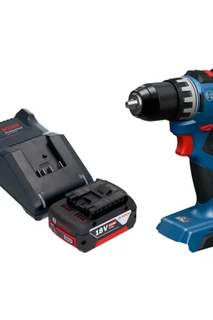 Perceuse-visseuse sans fil Bosch GSR 18V-52 Professional 18 V 70 Nm sans balais + 1 batterie 5,0 Ah + chargeur Top Vente