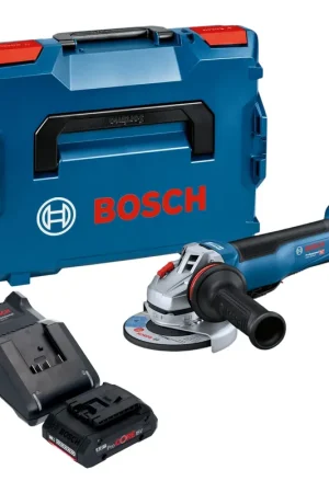 Commander Vite Bosch GWS 18V-10 P Professional Akku Winkelschleifer 18 V 125 mm Brushless + 1x ProCORE Akku 4,0 Ah + Ladegerät + L-Boxx