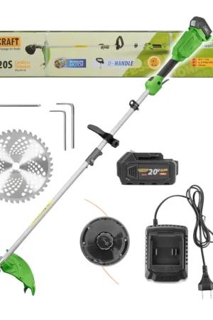 Procraft ATA-20S Débroussailleuse sans fil 20 V 420 mm Brushless + 1x batterie 4,0 Ah + chargeur Meilleur Prix
