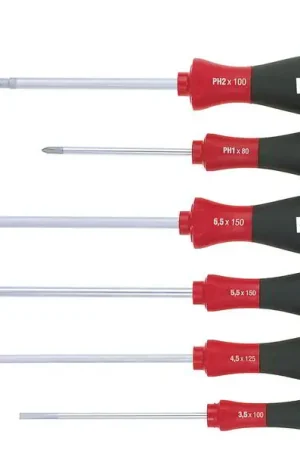 WIHA Jeu de tournevis 302 HK6 SO 6 pièces fente/PH ( 4000827702 ) Dernier Modèle